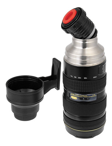 Lens Mug Termo Botella De Dewar 580ml Lente Fotográfico