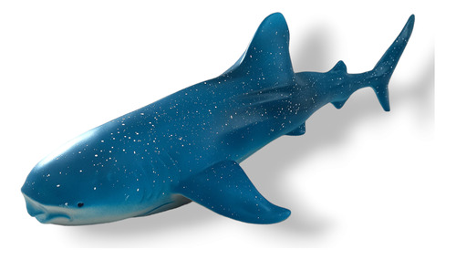 Tiburon Celeste Animal Mar 40cm Juguete Figura