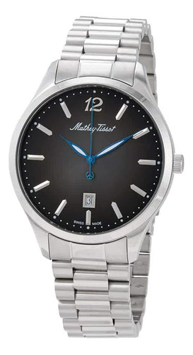 Mathey-tissot Urban Cuarzo Esfera Negra Reloj Para Hombre H4