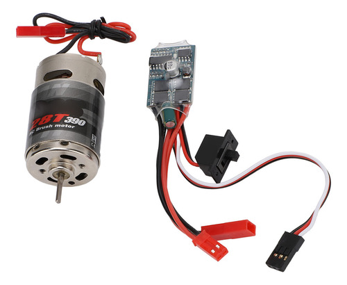 Set Combinado De Motor Con Escobillas Rc Car 390 30a Jst Plu