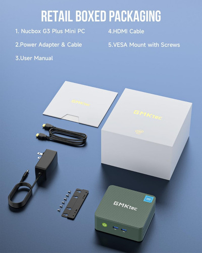 Mini Pc Intel N150 (n100 Actualizado), 16 Gb De Ram Ddr4 Y 5