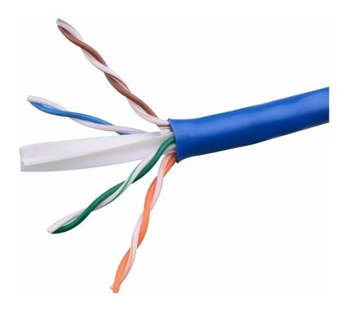 Cable Utp Cat6 Por 10 Metros 100% Cobre Cctv Marca Elecon