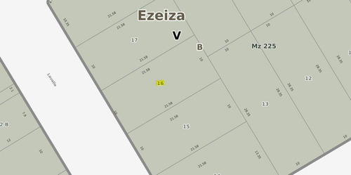 Lote En Venta Ezeiza Centro Apto Desarrollo
