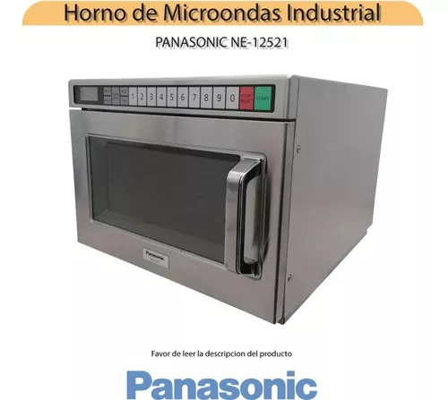 Horno Microondas Industrial Panasonic Acero Inoxid. Oferta!