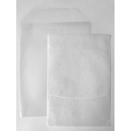 100 Fundas De Plástico Transparente Películas Cpp + 2...