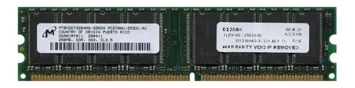 Memoria RAM 256MB 1 Micron MT8VDDT3264AG