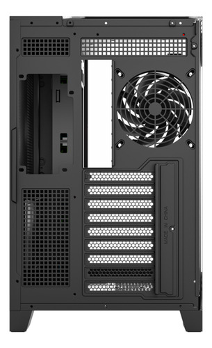 Gabinete Xyz Tesseract Argb 4 Fans Controller 3d Glass Dual Chamber Usb C