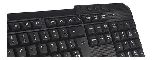 Combo C3tech Sem Fio K-w10bk Preto, Teclado E Mouse