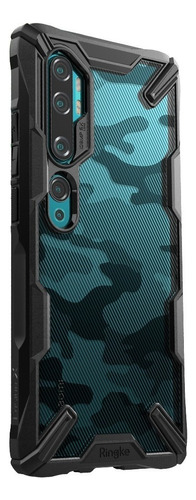 Funda Xiaomi Mi Note 10/10 Pro/cc9 Pr Fusion X Design Ringke Color Camo black Mi Note 10 -Note 10 Pro-Cc9 Pro