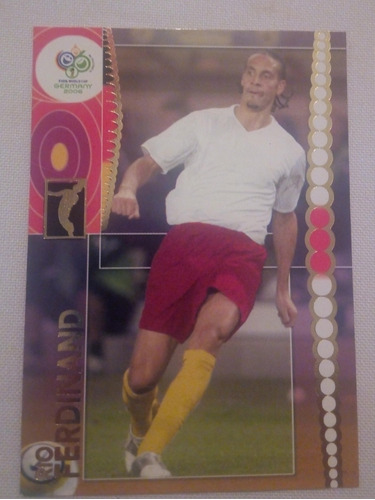 Panini Trading Card Alemania 2006 Rio Ferdinand