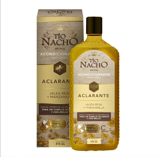 Acondicionar Tío Nacho Anticaida Aclarante 415 Ml Original 