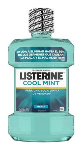 Listerine Cool Mint X 1500 Ml. - mL a $32