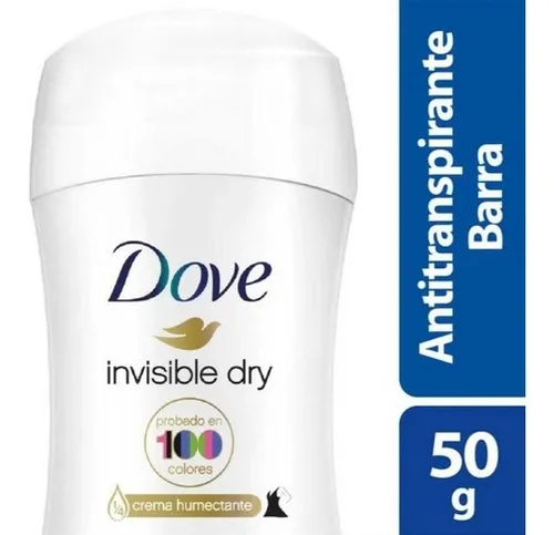 Dove Invisible Dry Antitranspirante En Barra Femenino X 50 G