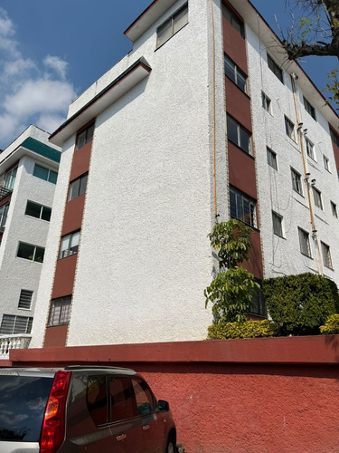 Departamento En Venta Olivar De Los Padres Una Recamara Con Estacionamiento Y Cuarto De Servicio En Azotea