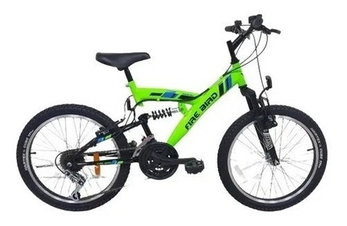 Imagen 1 de 9 de Bicicleta Fire Bird Mtb Rod 20 D/suspension Cuotas= Contino