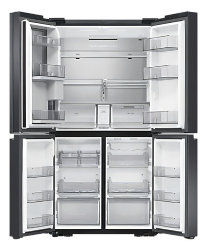 Refrigerador con freezer inverter Samsung French Door RF71A9771 color black caviar con capacidad de 810L 127V