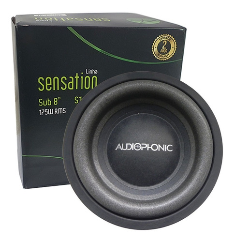 Subwoofer 8 Audiophonic Sensation S4 - 175w Rms / 300w Max