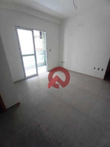 Imagem 2 de 10 de Apartamento Com 1 Dormitório À Venda, 48 M² Por R$ 285.000 - Canto Do Forte - Praia Grande/sp - Ap4085