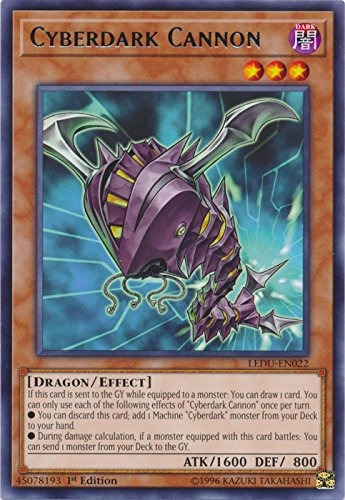 Cyberdark Cañón - Ledu-en022 - Rare - 1ª Edición - Duelistas