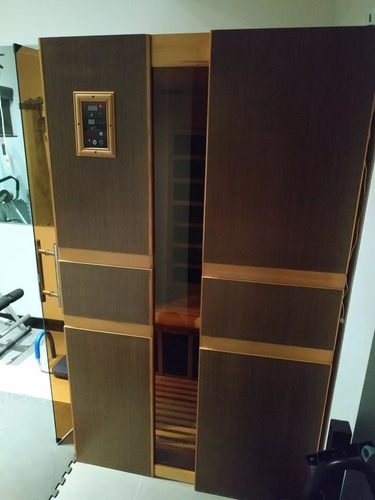 Sauna Rayos Infrarrojo Madera Y Calentones Al Carbon 2 Pers. (Usado)
