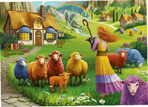 Ravensburger The Happy Sheep Yarn Shop Rompecabezas De 1000