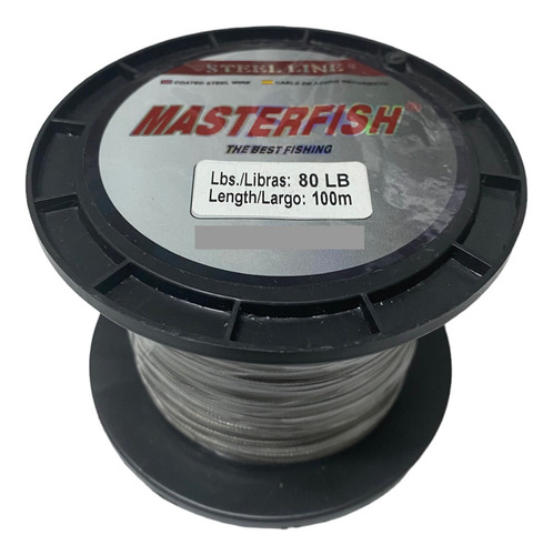 Leader Para Pesca Masterfish Lider 80 Libras Por 100 M