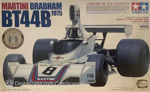 Tamiya Bt44b 1975 Martini Brabham 1:12 Kit 12042 | MercadoLivre