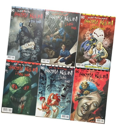 Dc Semanal Batman Arkham Asylum Living Hell 1-6