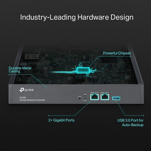 Imagen 5 de 5 de Controlador Tp-link Cloud Omada Oc300 - Gestion 500 Equipos
