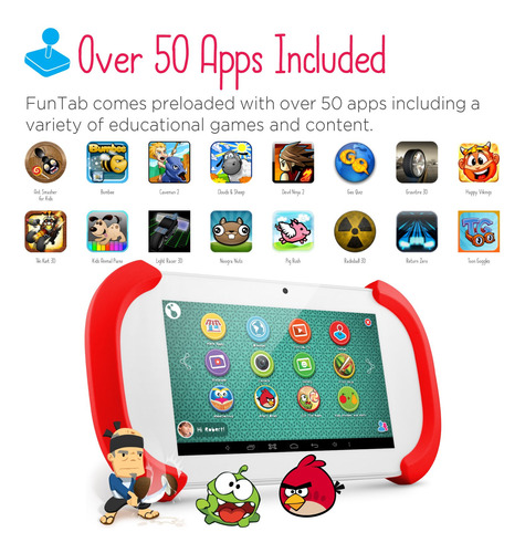 Ematic Funtab 7  Hd Kid Safe Tablet Android 4.2 Quad-core 50