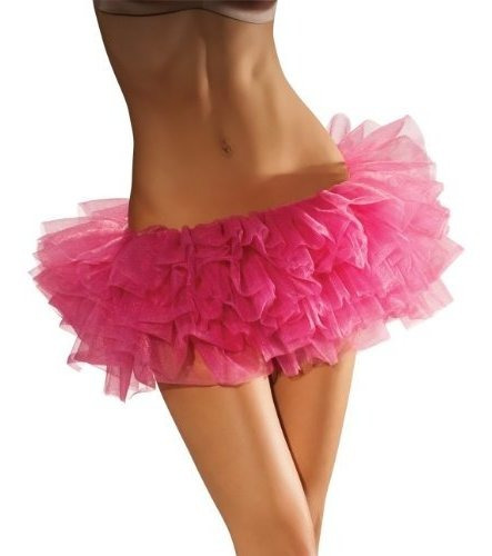 Rubie S Secret Wishes Short Hot Tutu, Pink, One Size