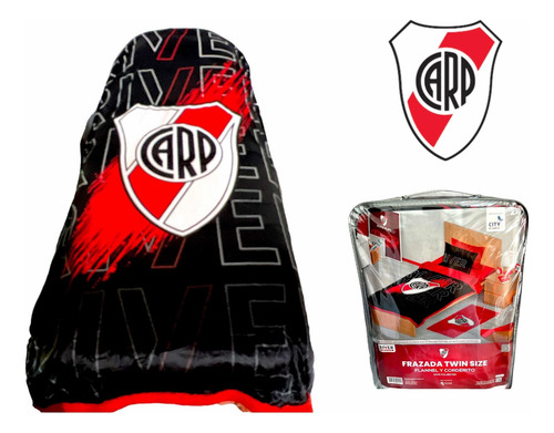 Frazada River Plate Cordero Suaves Calidad Oficial Premium