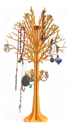 Árbol Joyero Mdf Color Naranja