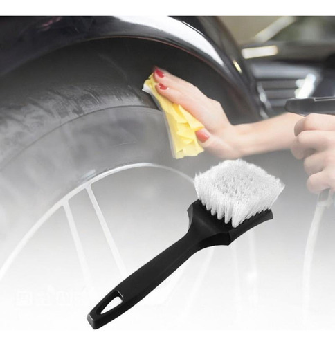 Tire El Cepillo De Cerebro Duro Del Neumático Manual
