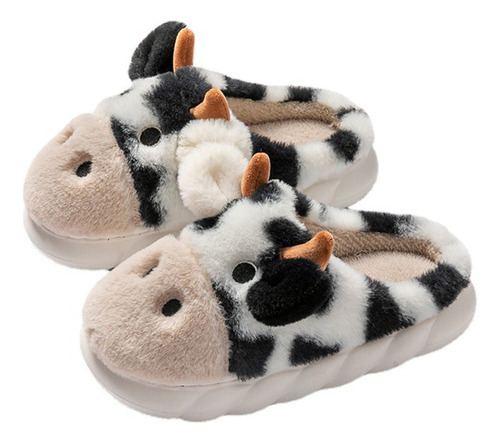 Pantuflas De Leche Para Hombre Y Mujer, Bonitas Y Cómodas, C