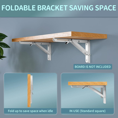 Soporte Plegable De 20 Pulgadas, Carga Máxima De 450 L...