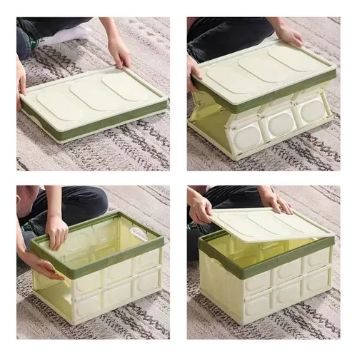 Caja De Almacenamiento Plegable De Plastico Organizador