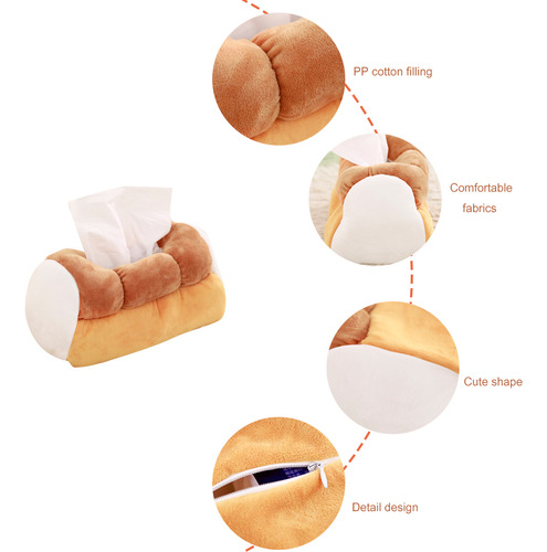 Servilleta De Papel Para Pan De Felpa Con Forma De Simulació