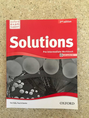 2 Libros- Solutions - Workbook Y Students Book- Cd- Oxford (Reacondicionado)