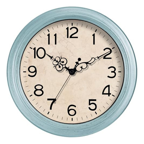 Reloj De Pared, Vintage, Reloj De Pared De Cocina De 12 PuLG