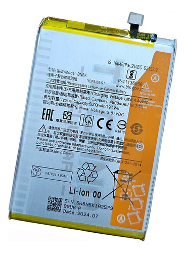 Bata Para Xiaomi Redmi 12c - Poco C55 Bn5k 5000mah