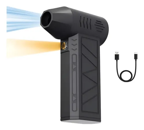 Soplador De Aire Comprimido Recargable 130,000 RPM - 3 Velocidades, Para Limpieza De PC Y Más