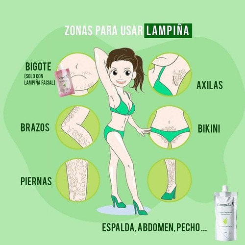 Imagen 2 de 4 de Crema Depilatoria Depilación Depilacion Lampiña Hidrata