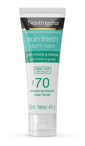Imagem 2 de 8 de Protetor Solar Neutrogena Pele Oleosa Fps70 40g