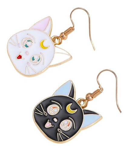Aretes Sailor Moon Gato Luna Artemis 