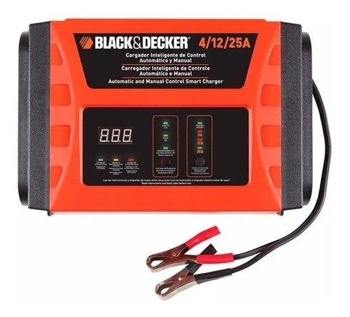 Imagen 1 de 9 de Cargador Bateria Automatico 12v 25a Black Decker Bc25 
