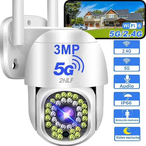 Ojo® Câmera de Segurança Externa Wi-fi Ip 360 À Prova D'água Áudio Bidirecional Rastreamento de Movimento Alarme Móvel Visão Noturna 5g/2.4g Branco — R$ 169,99 em Mercado Livre, 60% OFF