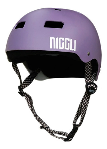 Capacete Niggli Pads Iron Pro - Lilás Fosco