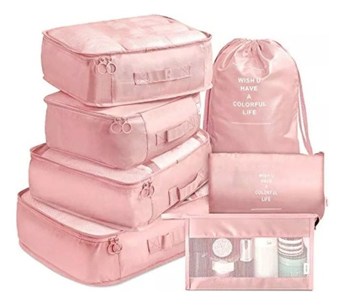 Organizador Maleta Viaje Kit Viajero Set Bolsas De Viaje 7/u