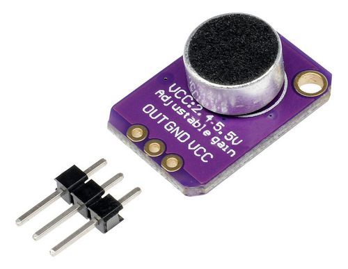 Tecneu Módulo Microfono Max4466 Amplificador Arduino Pic Electret